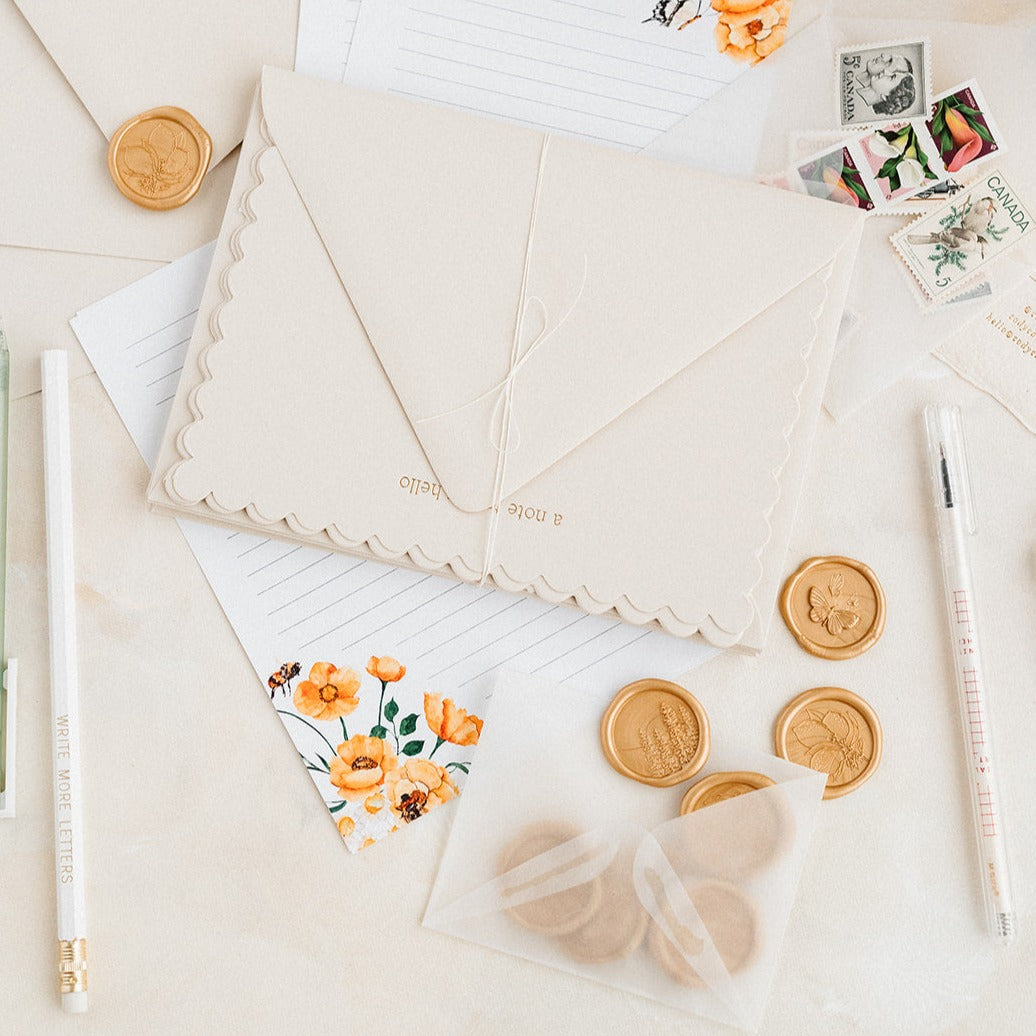 envelopes and wax seals
