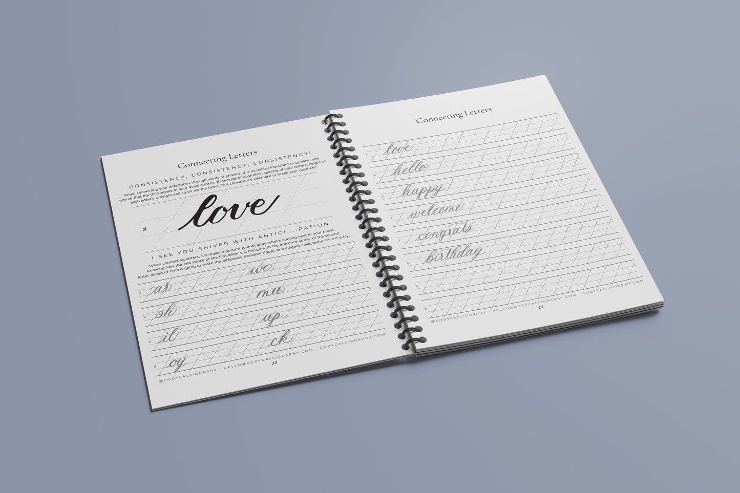 Workbook: Beginner Brush Pen Calligraphy