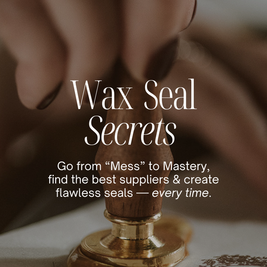 Wax Seal Secrets: From Mess to Mastery