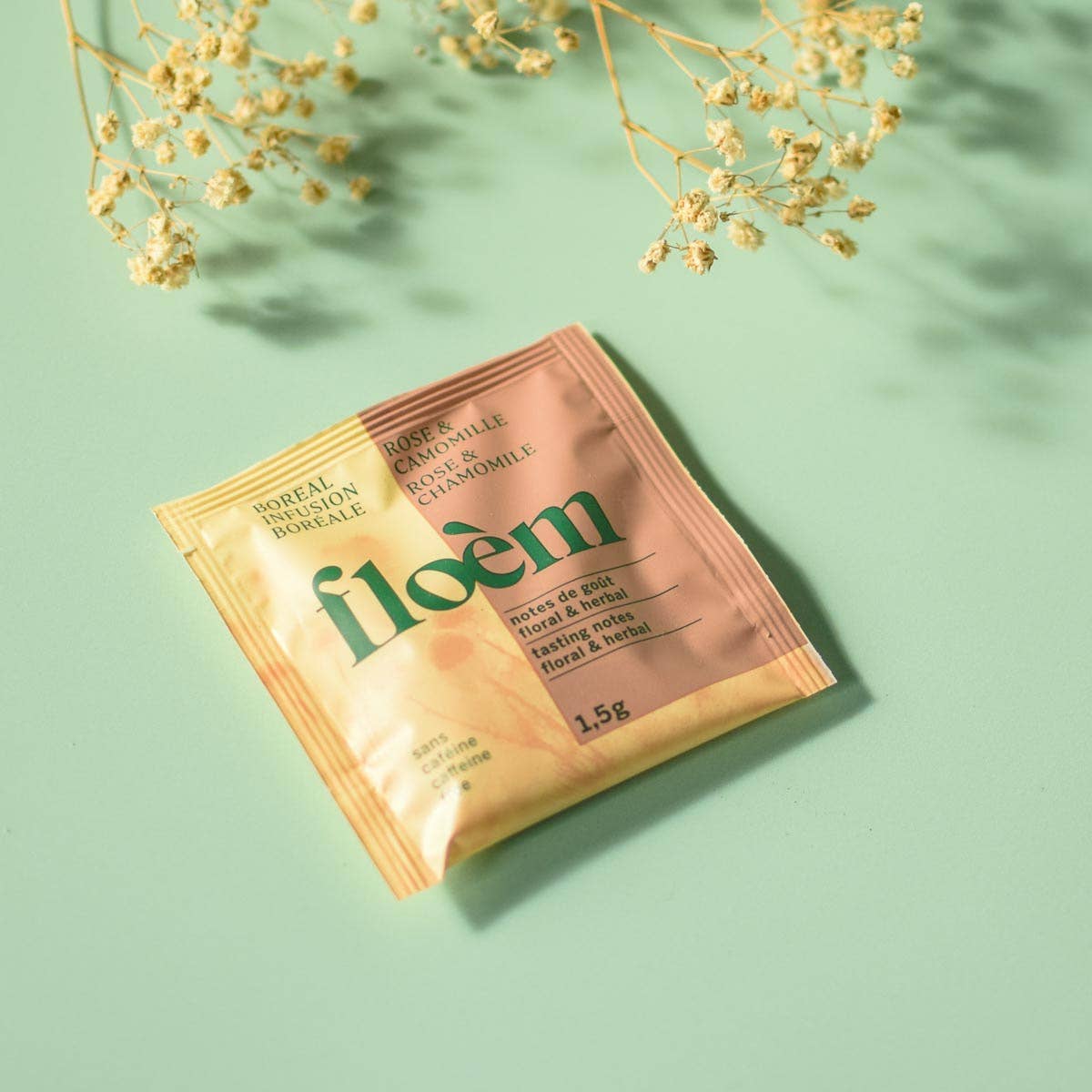 Nordic Herbal Tea Individual Sachets - Rose & Chamomile