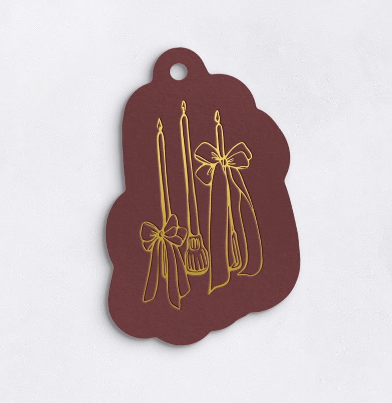 Luxury Foil-Pressed Gift Tags