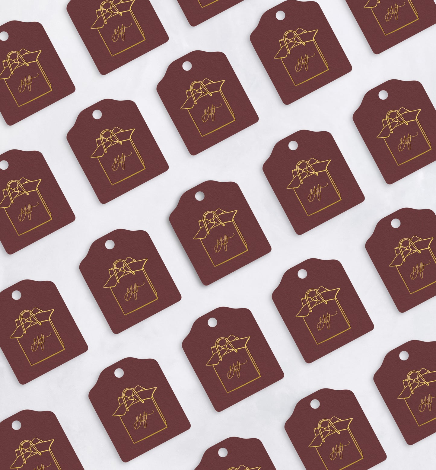 Luxury Foil-Pressed Gift Tags
