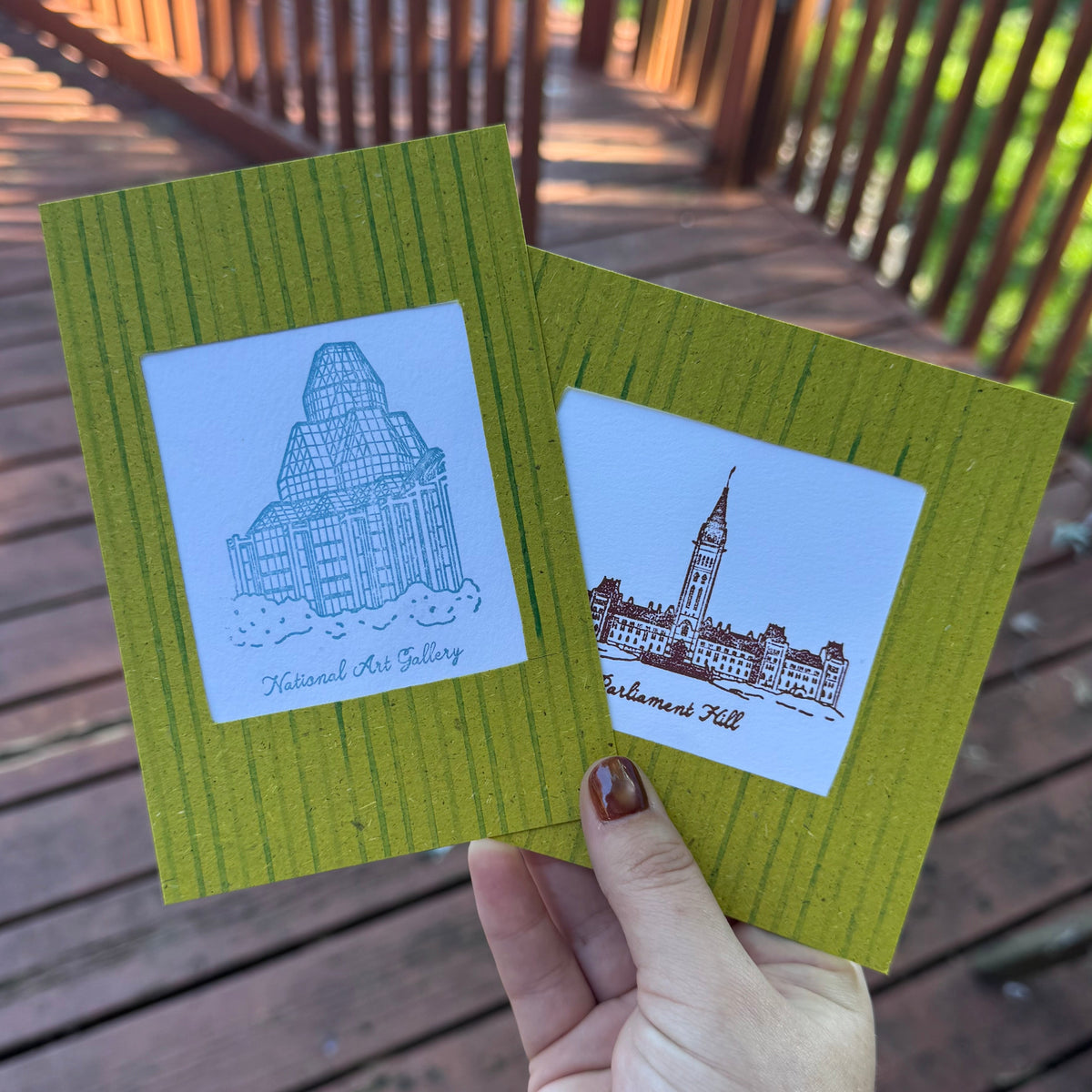 Mini-Print Photo Mats (Grass Paper!)