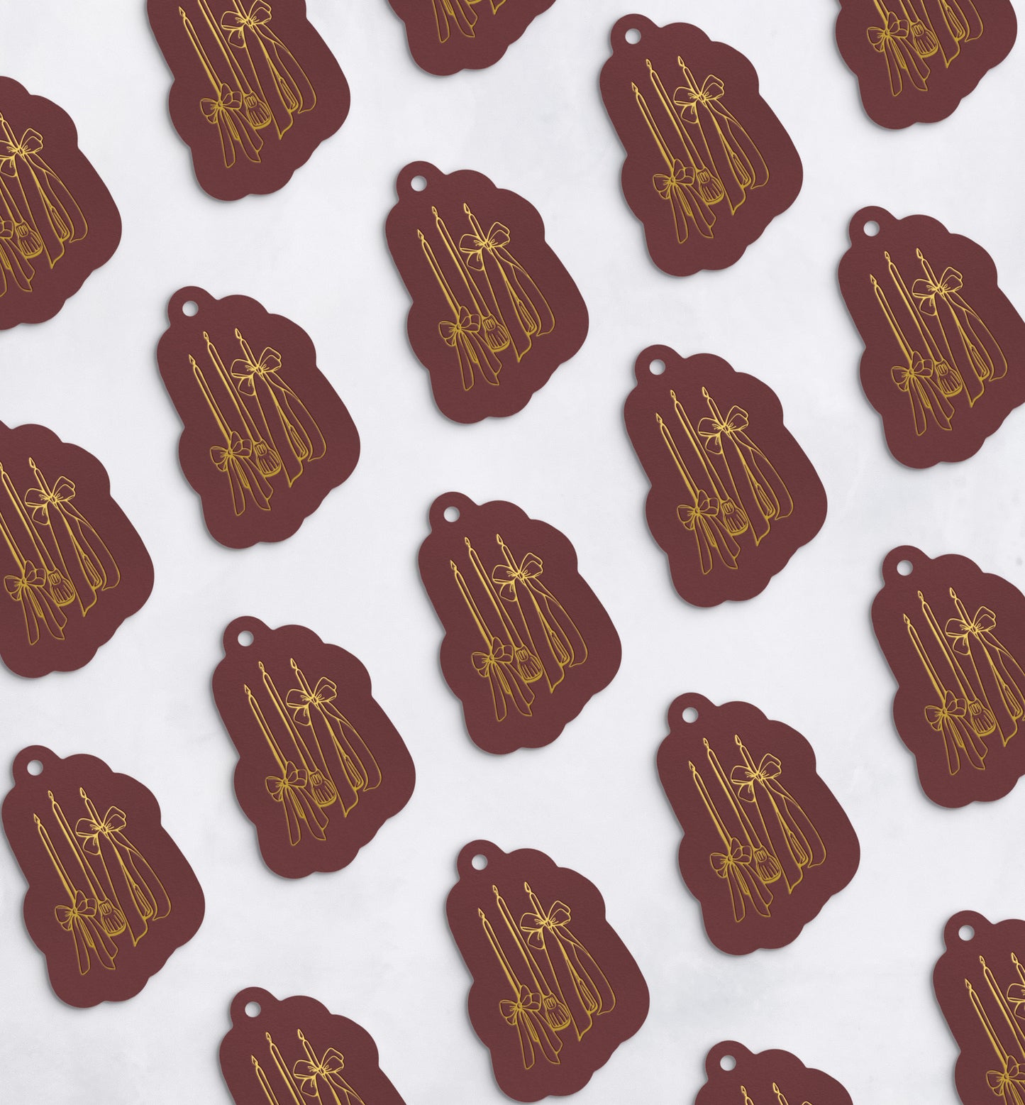 Luxury Foil-Pressed Gift Tags