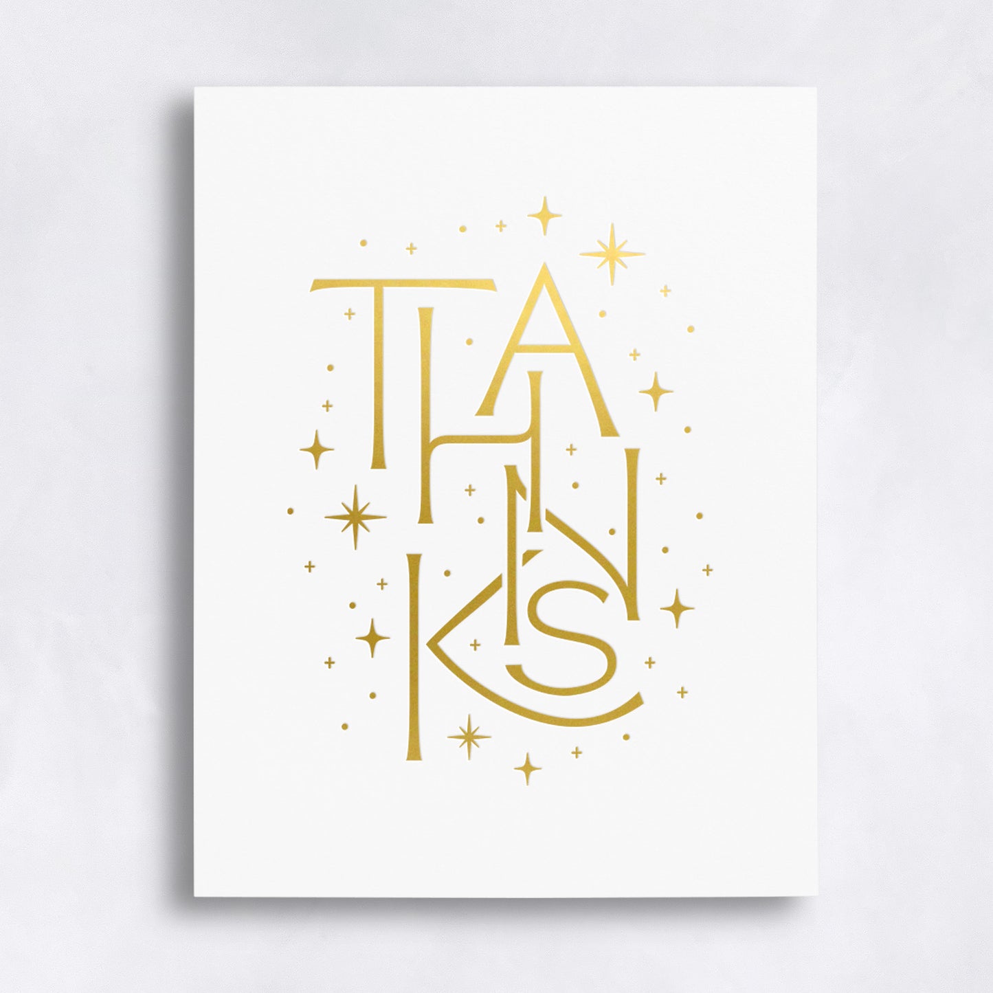 Foil Pressed Thank You Cards (Set of 6)