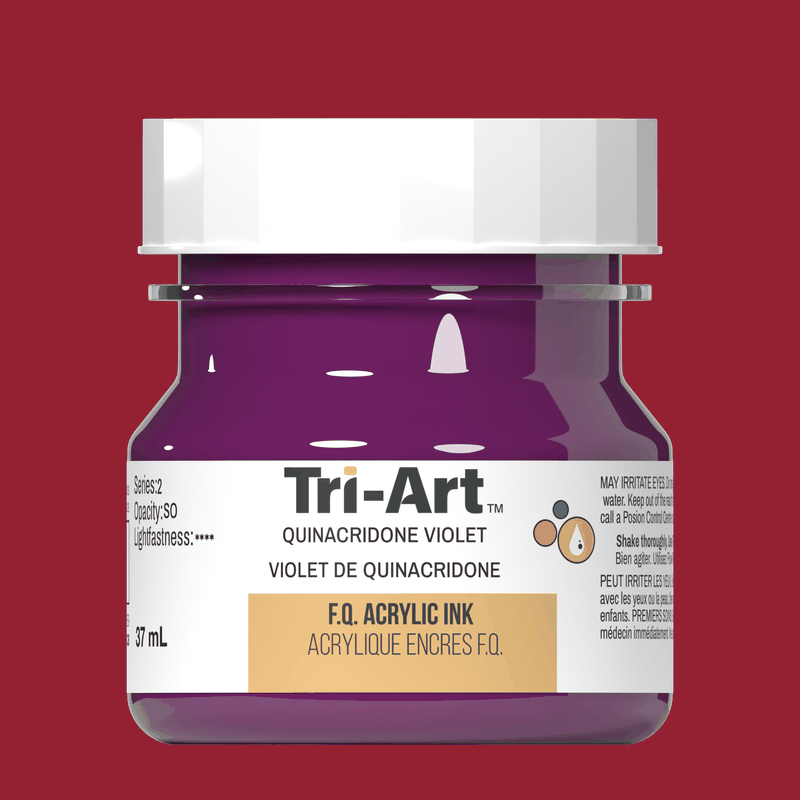 Tri-Art Ink - Quinacridone Violet - 37mL