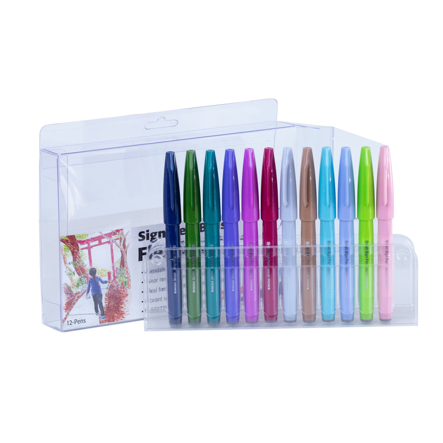 Brush Calligraphy Pen Colour 12-Pack
