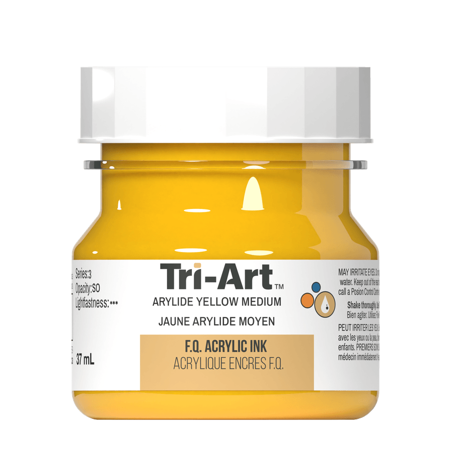 Tri-Art Ink - Arylide Yellow Medium - 37mL