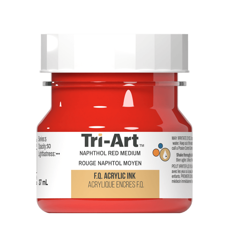 Tri-Art Ink - Naphthol Red Medium - 37mL